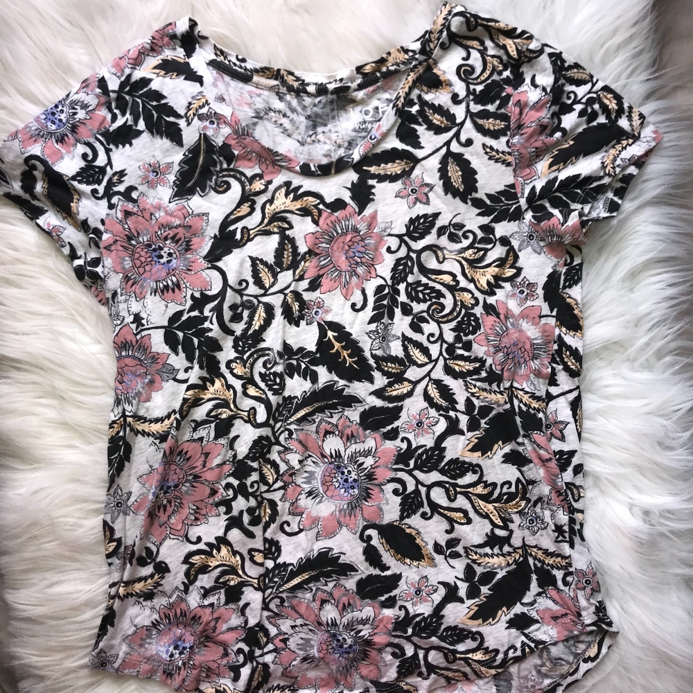 LOFT Vintage Soft Flower Tee